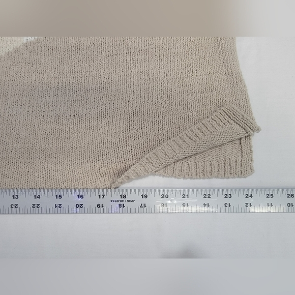 Pure Jill by J.Jill Women's Size Large Cream Multi Color Long Sleeve Sweater - Picture 11 of 12